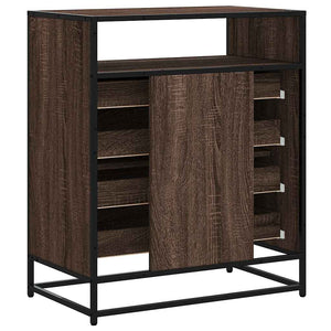 Kommode brun eik 70x41x83,5 cm konstruert tre