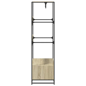 Garderobe sonoma eik 90x50x180 cm konstruert tre