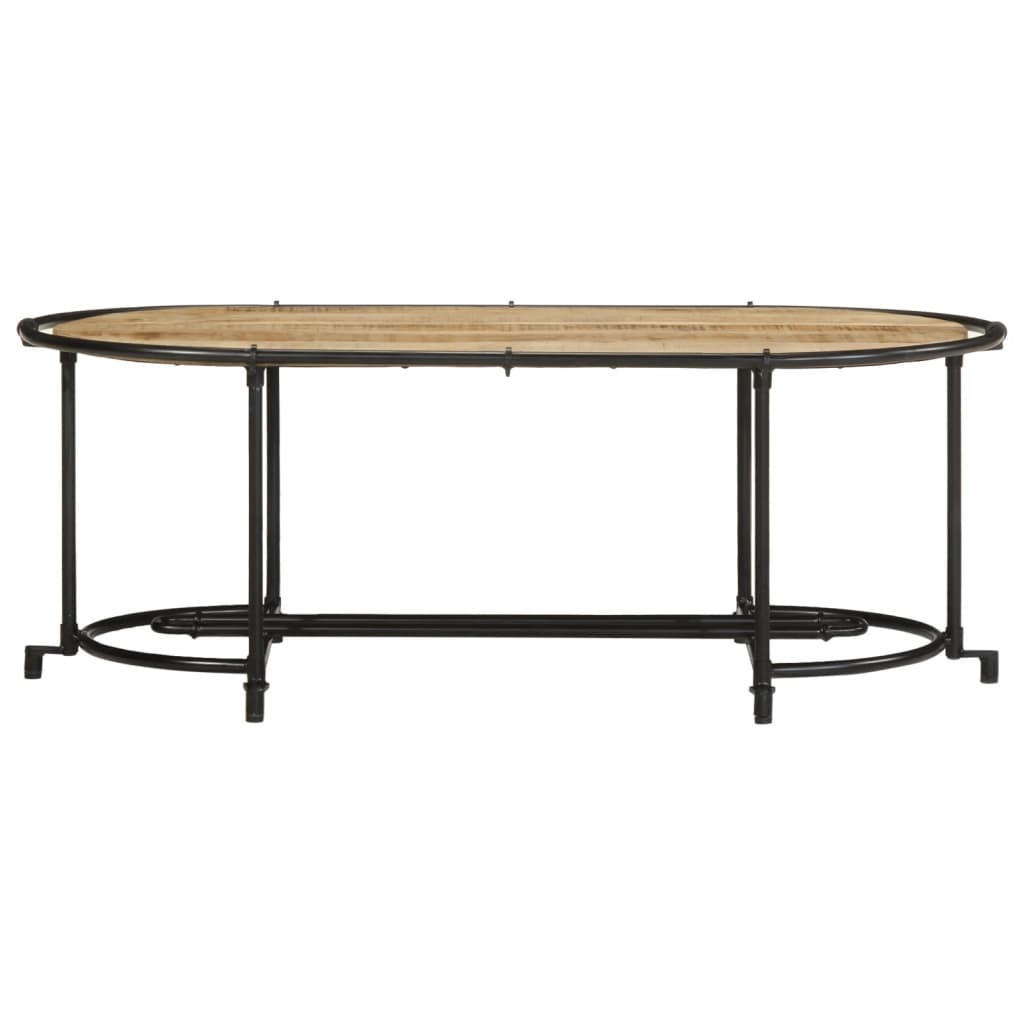 Salongbord 110x55x40 cm grov heltre mango