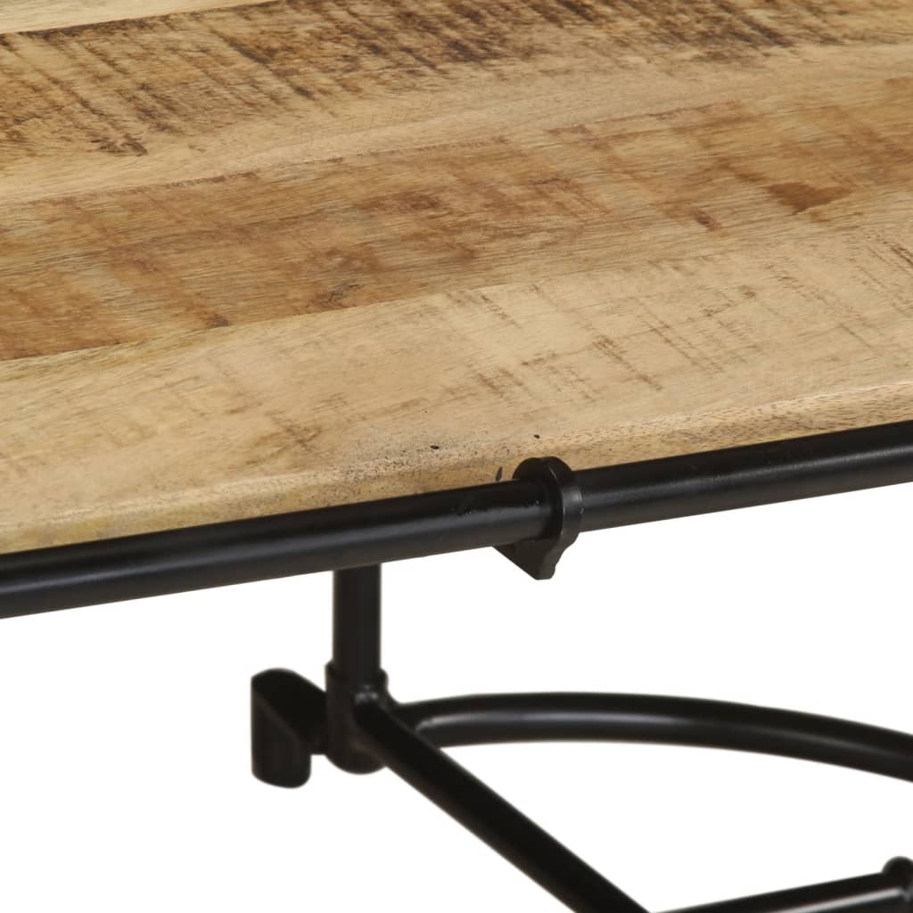 Salongbord 110x55x40 cm grov heltre mango