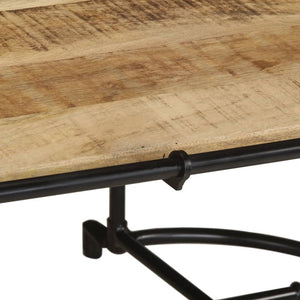 Salongbord 110x55x40 cm grov heltre mango