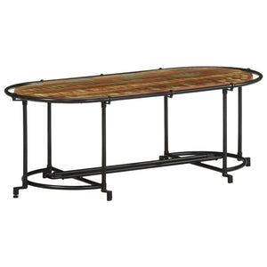 Coffee table 110x55x40 cm reclaimed solid wood