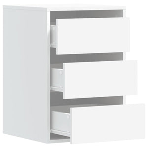 Kommode hvit 40x41x58 cm konstruert tre