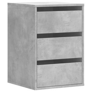 Kommode betonggrå 40x41x58 cm konstruert tre