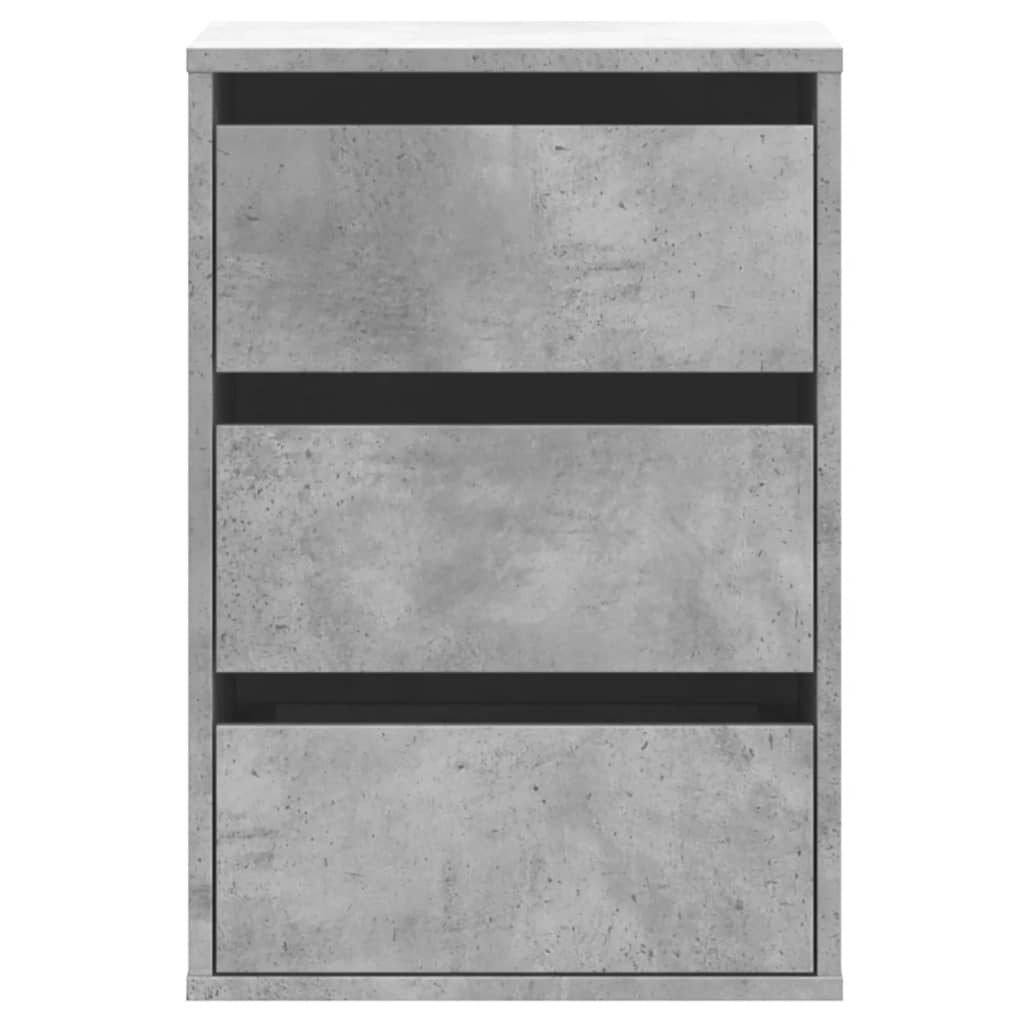Kommode betonggrå 40x41x58 cm konstruert tre