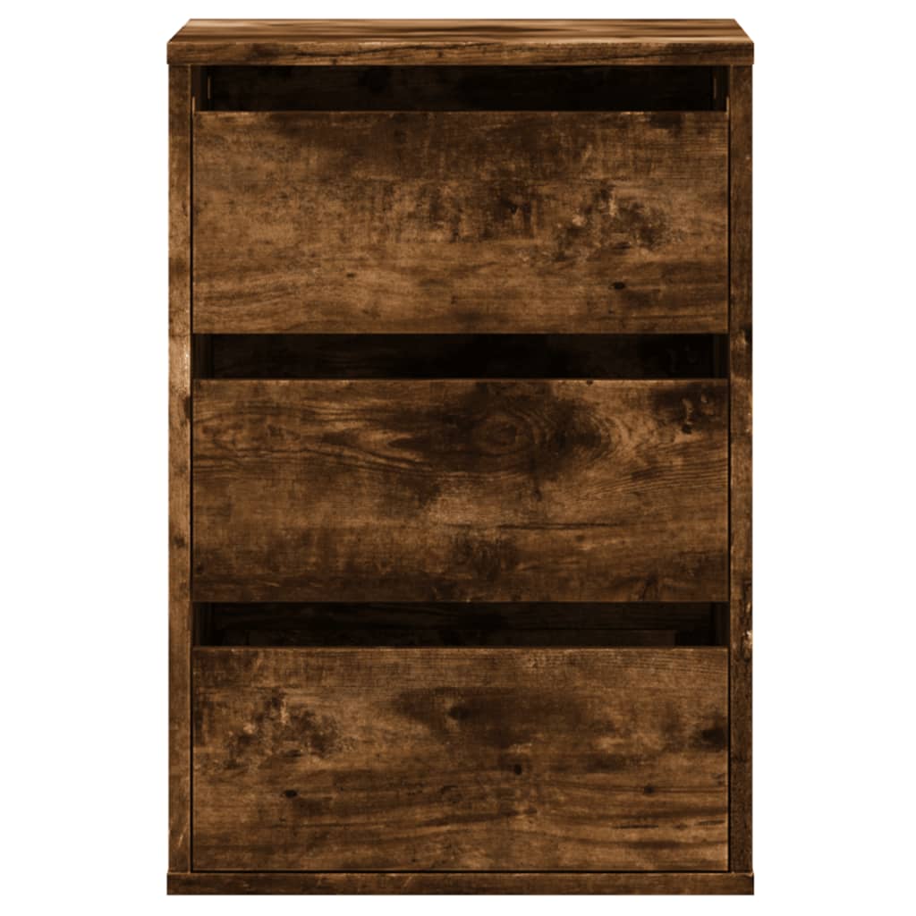Kommode røkt eik 40x41x58 cm konstruert tre