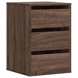 Kommode brun eik 40x41x58 cm konstruert tre