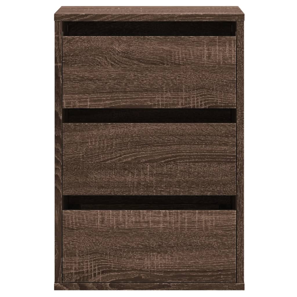 Kommode brun eik 40x41x58 cm konstruert tre