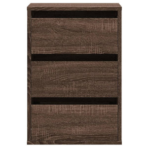 Kommode brun eik 40x41x58 cm konstruert tre