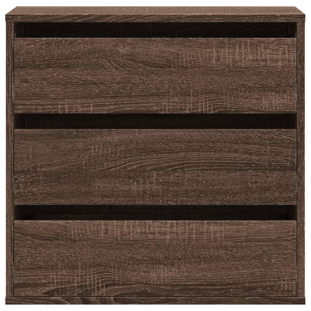 Kommode brun eik 60x41x58 cm konstruert tre