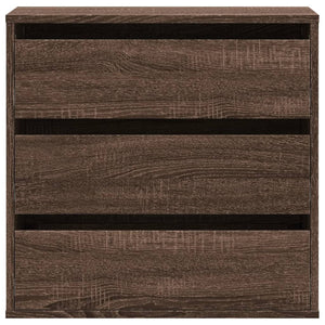 Kommode brun eik 60x41x58 cm konstruert tre