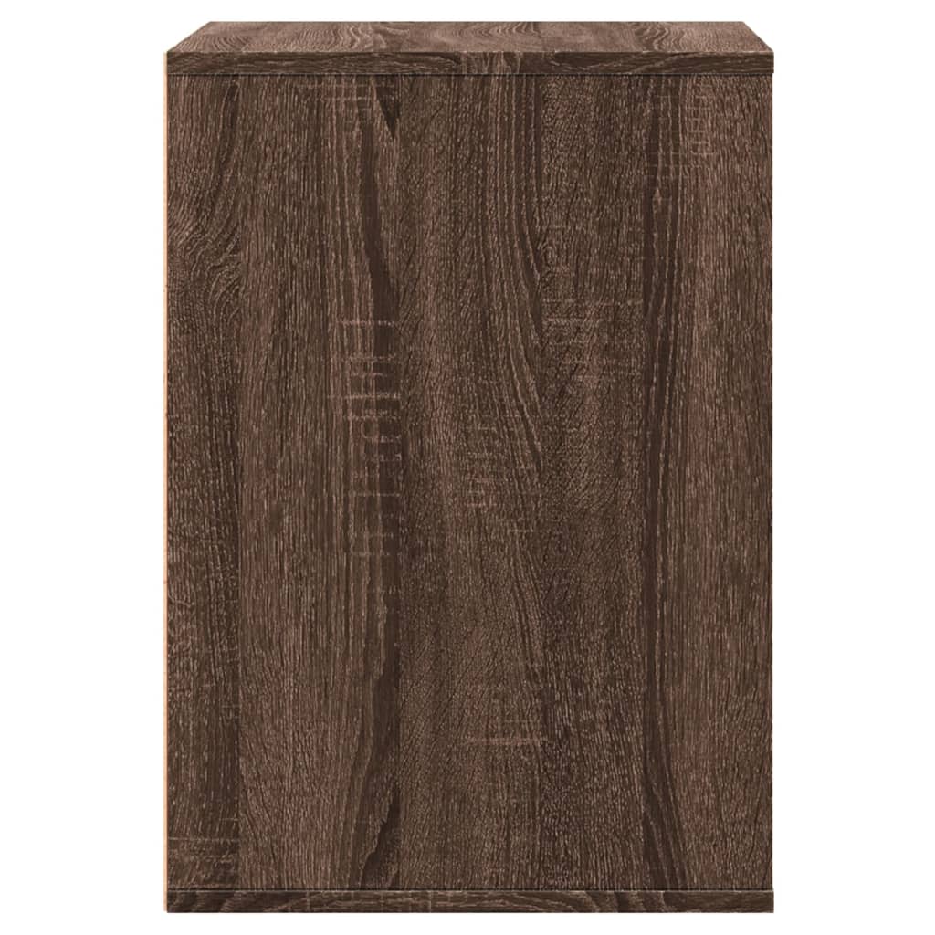 Kommode brun eik 60x41x58 cm konstruert tre