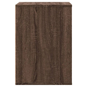 Kommode brun eik 60x41x58 cm konstruert tre
