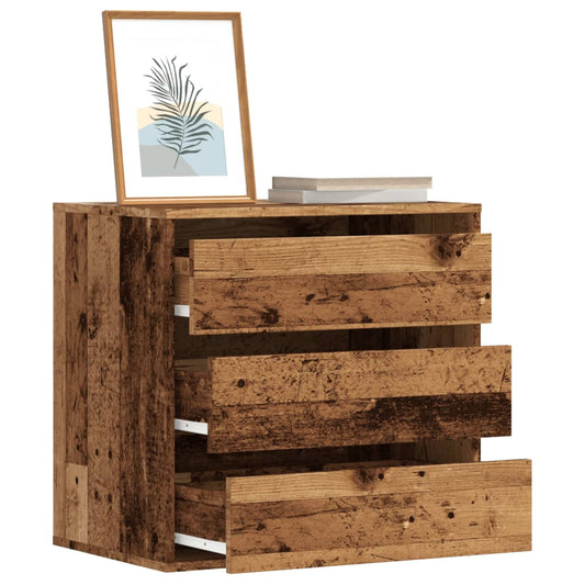 Kommode gammelt tre 60x41x58 cm konstruert tre