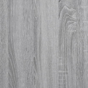 Kommode grå sonoma 80x41x58 cm konstruert tre