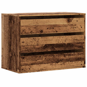 Kommode gammelt tre 80x41x58 cm konstruert tre