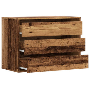 Kommode gammelt tre 80x41x58 cm konstruert tre