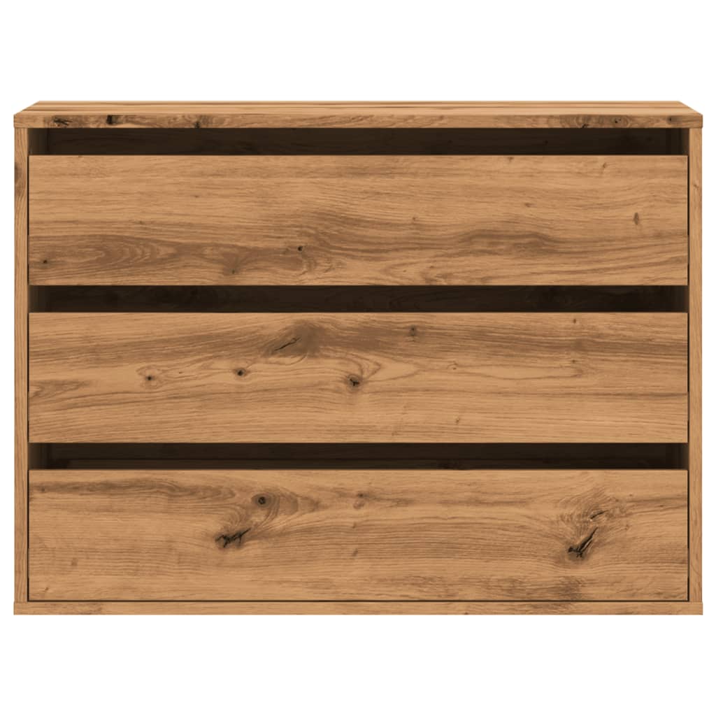 Kommode artisan eik 80x41x58 cm konstruert tre