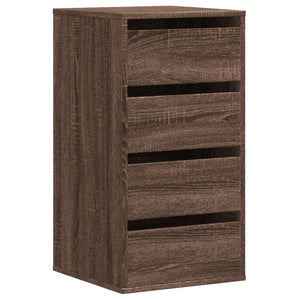Kommode brun eik 40x41x76 cm konstruert tre