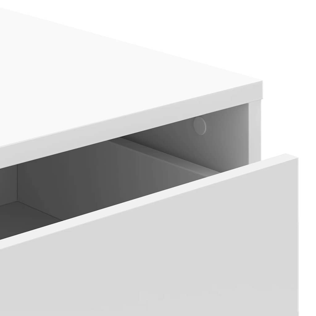 Kommode hvit 60x41x76 cm konstruert tre
