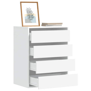 Kommode hvit 60x41x76 cm konstruert tre
