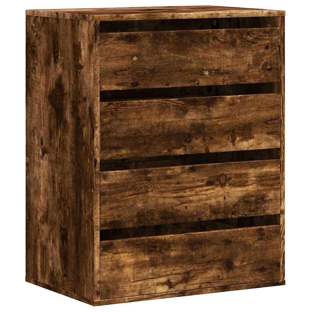 Kommode røkt eik 60x41x76 cm konstruert tre