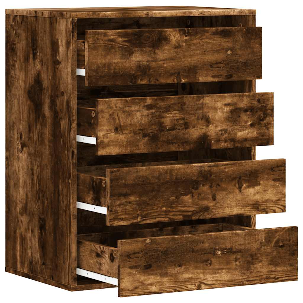 Kommode røkt eik 60x41x76 cm konstruert tre