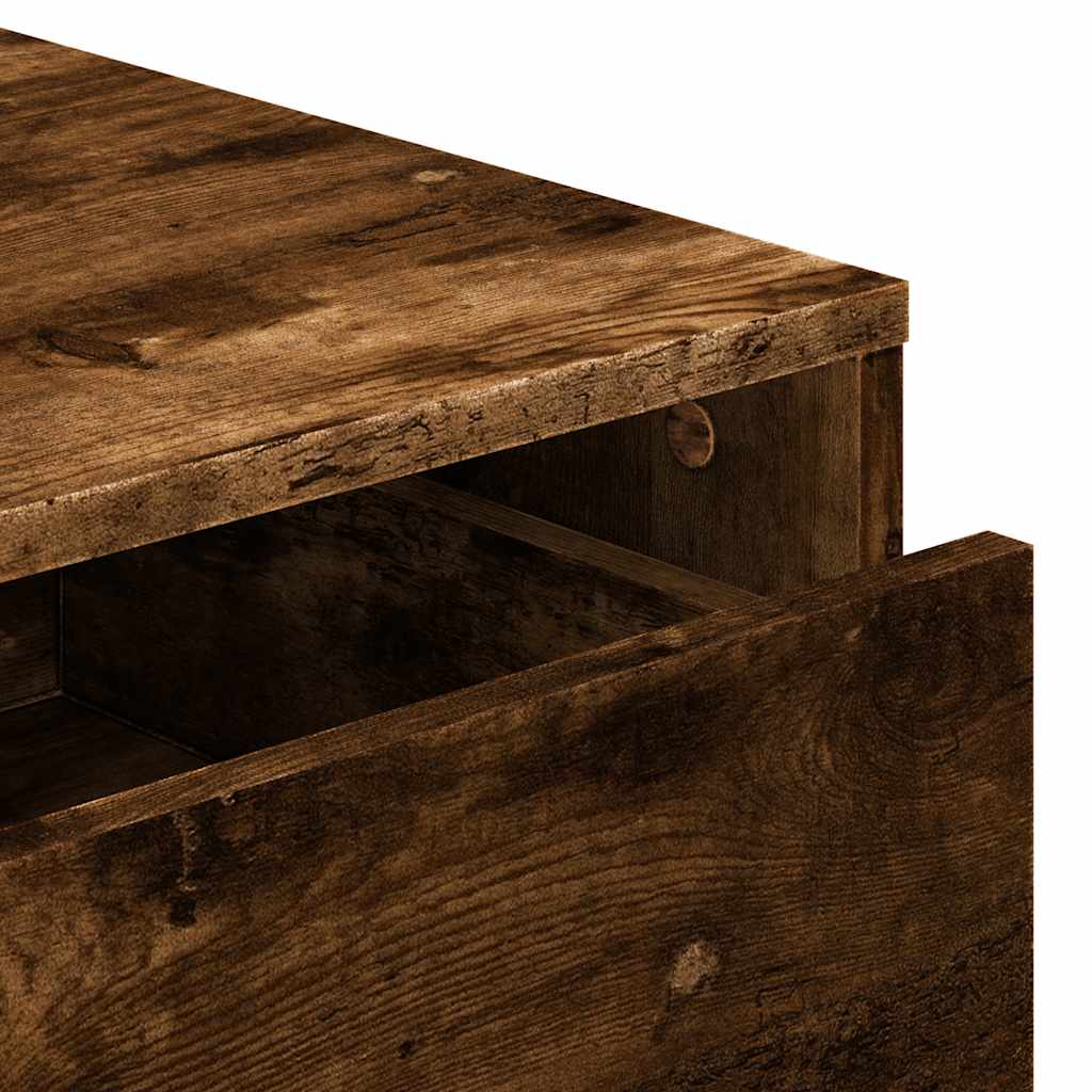 Kommode røkt eik 60x41x76 cm konstruert tre