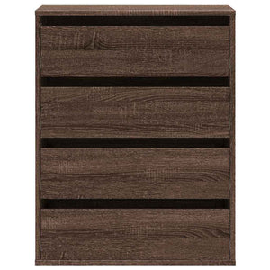 Kommode brun eik 60x41x76 cm konstruert tre