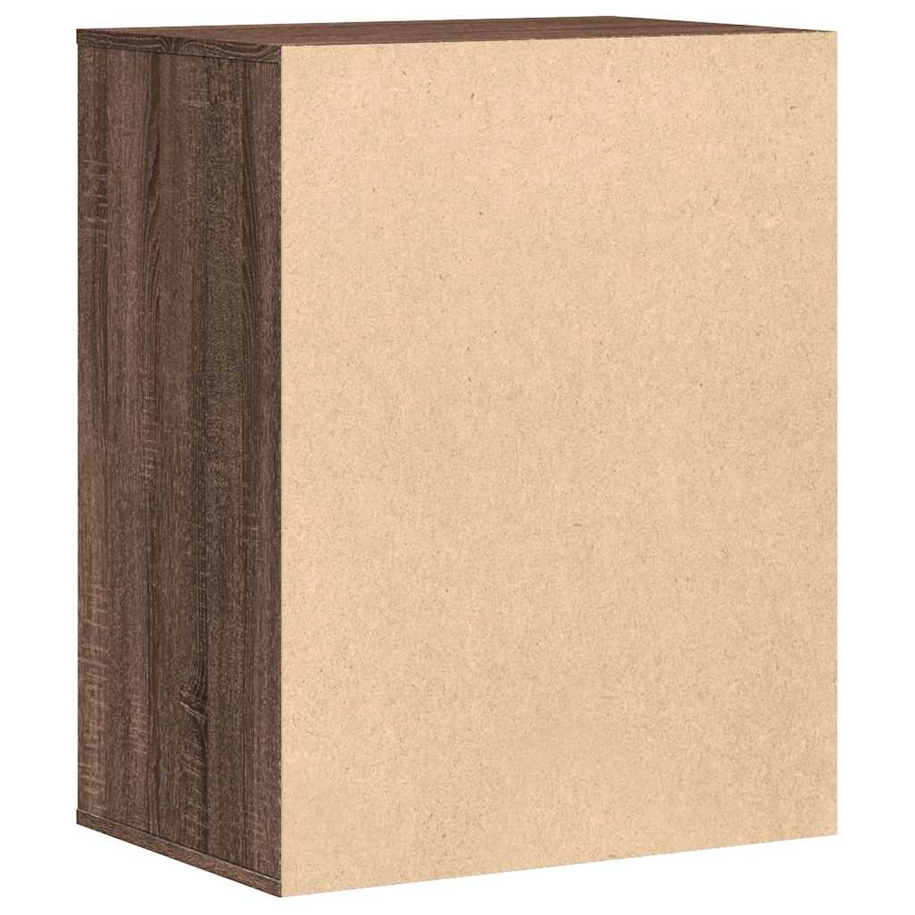 Kommode brun eik 60x41x76 cm konstruert tre