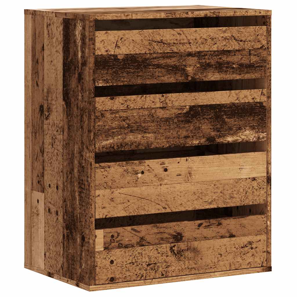 Kommode gammelt tre 60x41x76 cm konstruert tre