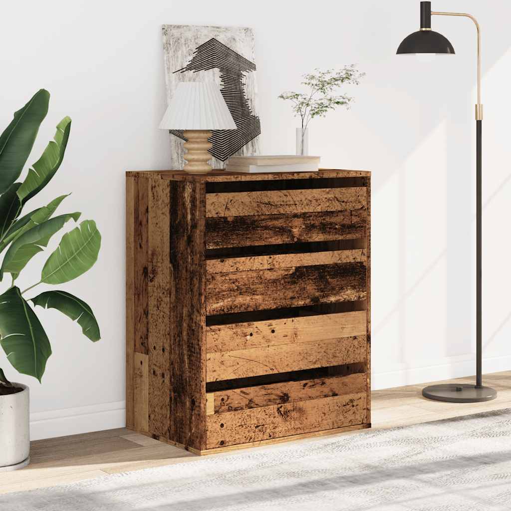Kommode gammelt tre 60x41x76 cm konstruert tre