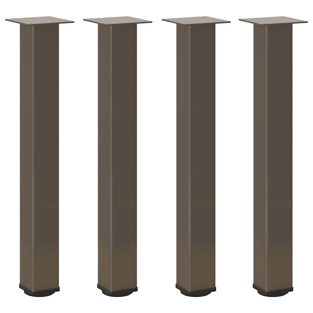 Salongbordben 4 stk naturell 72-74 cm stål