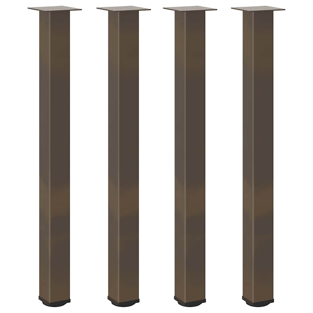 Salongbordben 4 stk naturell 90-92 cm stål