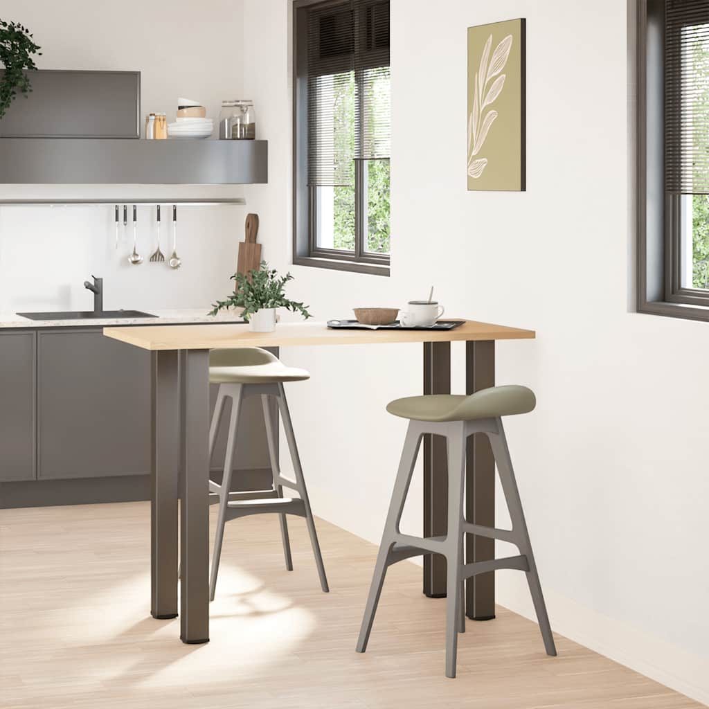 Salongbordben 4 stk naturell 90-92 cm stål