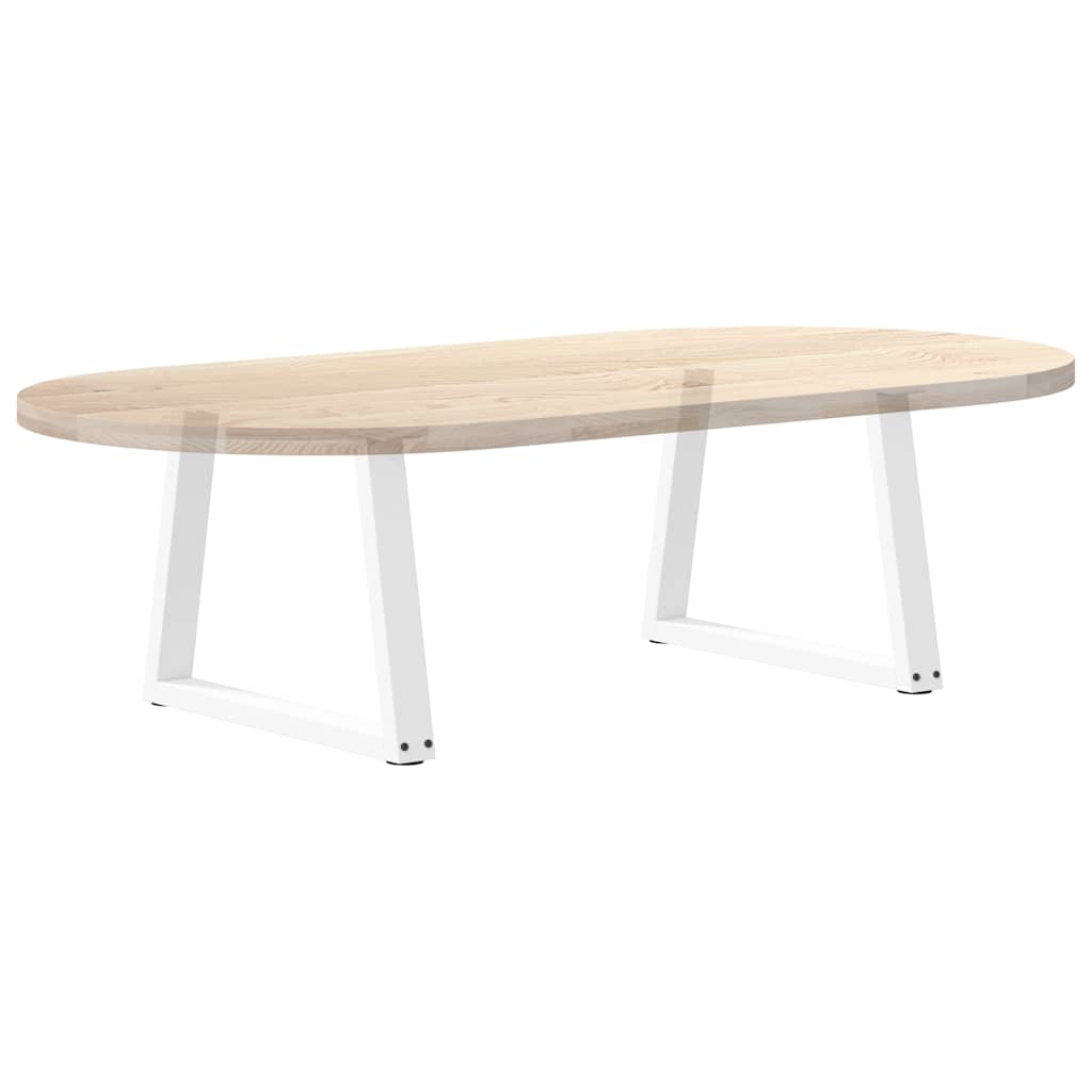 Spisebordben V-formet 2 stk hvit 70x(42-43,3) cm stål