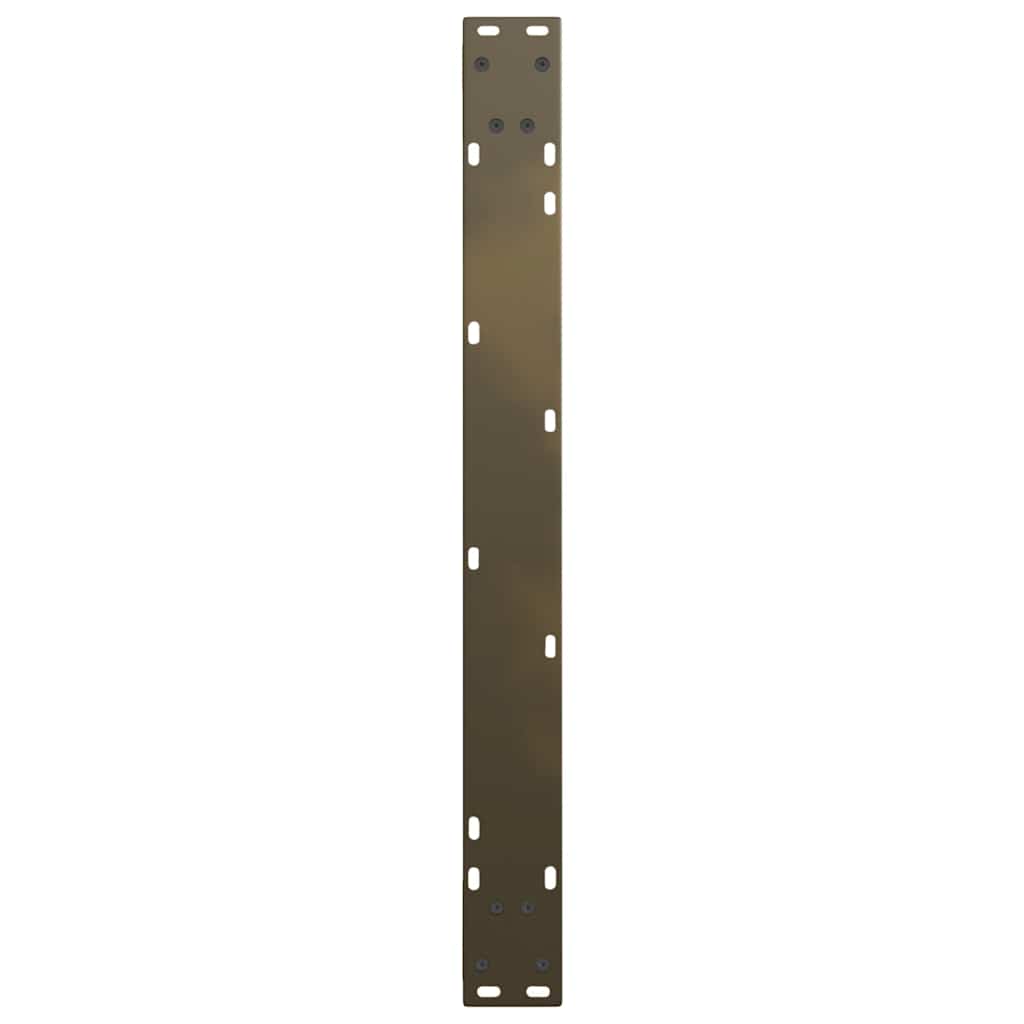 Spisebordben V-formet 3 stk naturell 90x(72-73,3) cm stål
