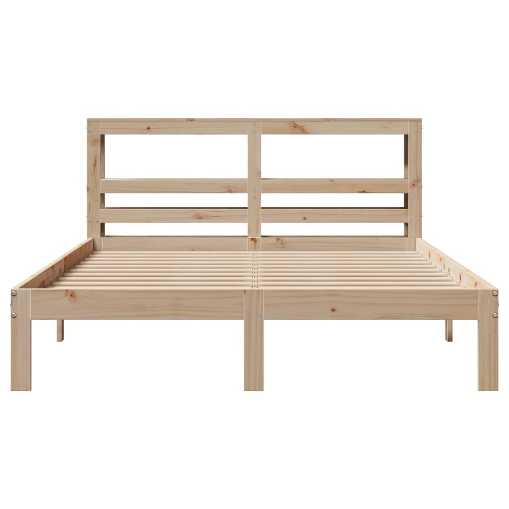 Sengeramme med hodegavl 150x200 cm heltre furu