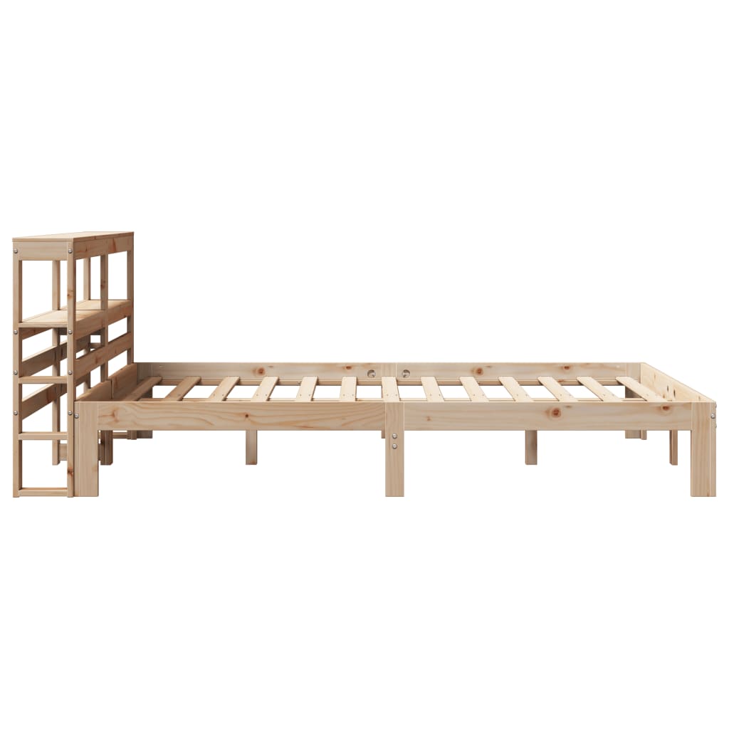 Sengeramme med hodegavl 150x200 cm heltre furu