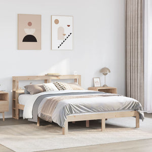 Sengeramme med hodegavl 150x200 cm heltre furu