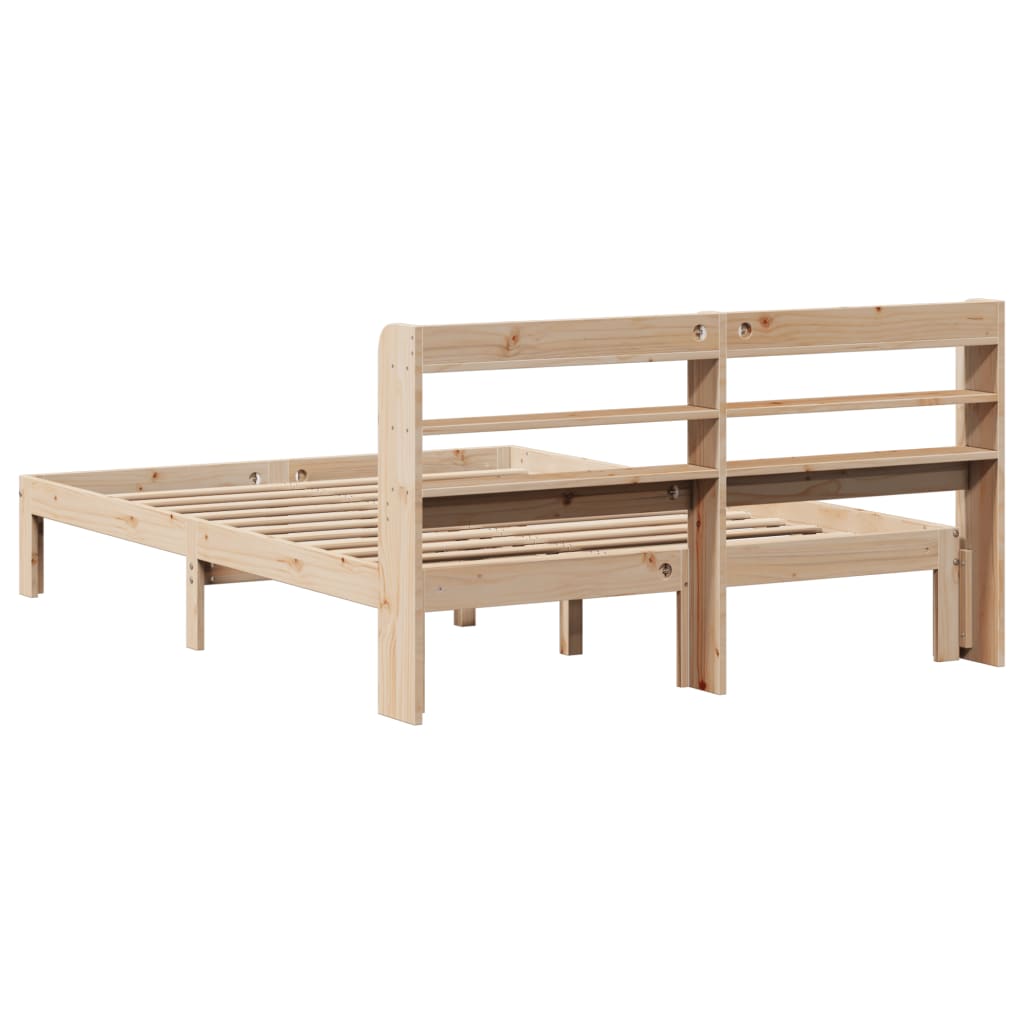 Sengeramme med hodegavl 150x200 cm heltre furu