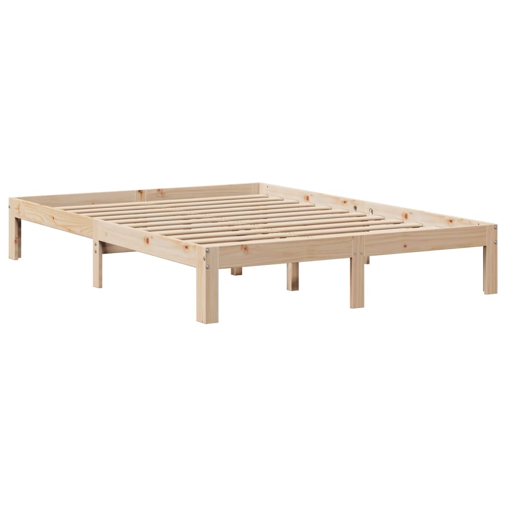 Sengeramme med hodegavl 150x200 cm heltre furu