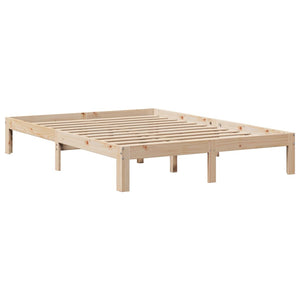 Sengeramme med hodegavl 150x200 cm heltre furu