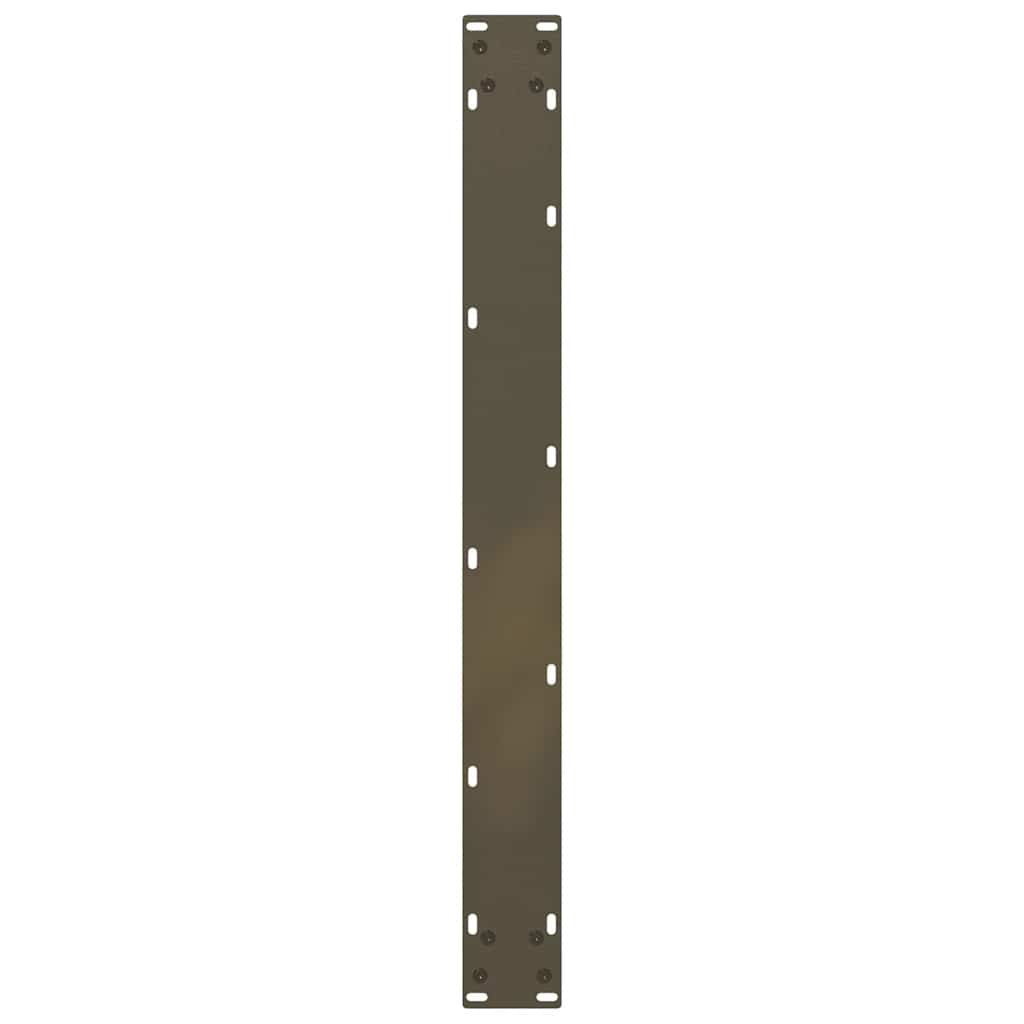 Spisebordben U-formet 2 stk naturell 90x(72-73) cm stål
