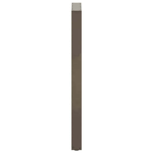 Salongbordben U-formet 2 stk naturell 50x(110-111) cm stål