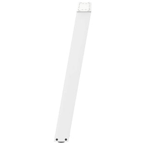 Spisebordben U-formet 2 stk hvit 60x(72-73) cm stål
