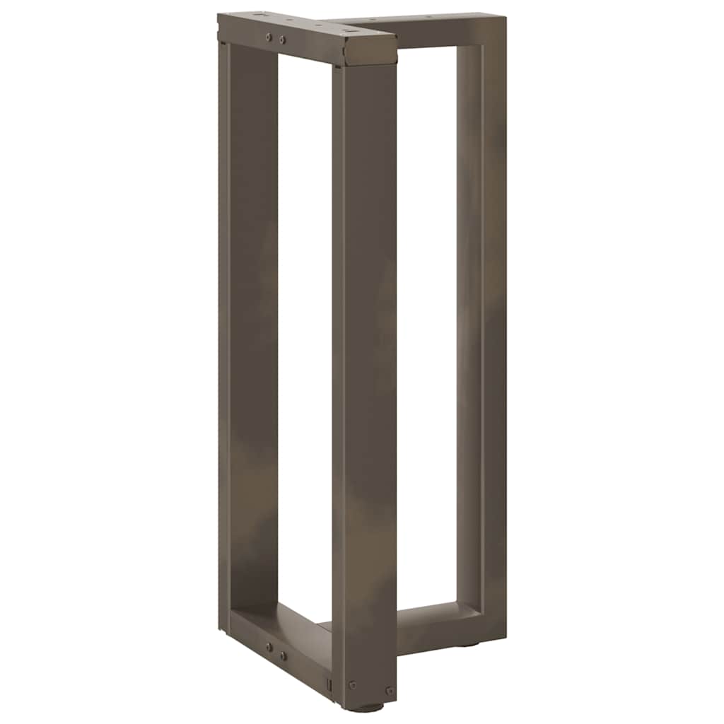 Barbordben T-formet 2 stk naturell 40x35x(90-91) cm stål
