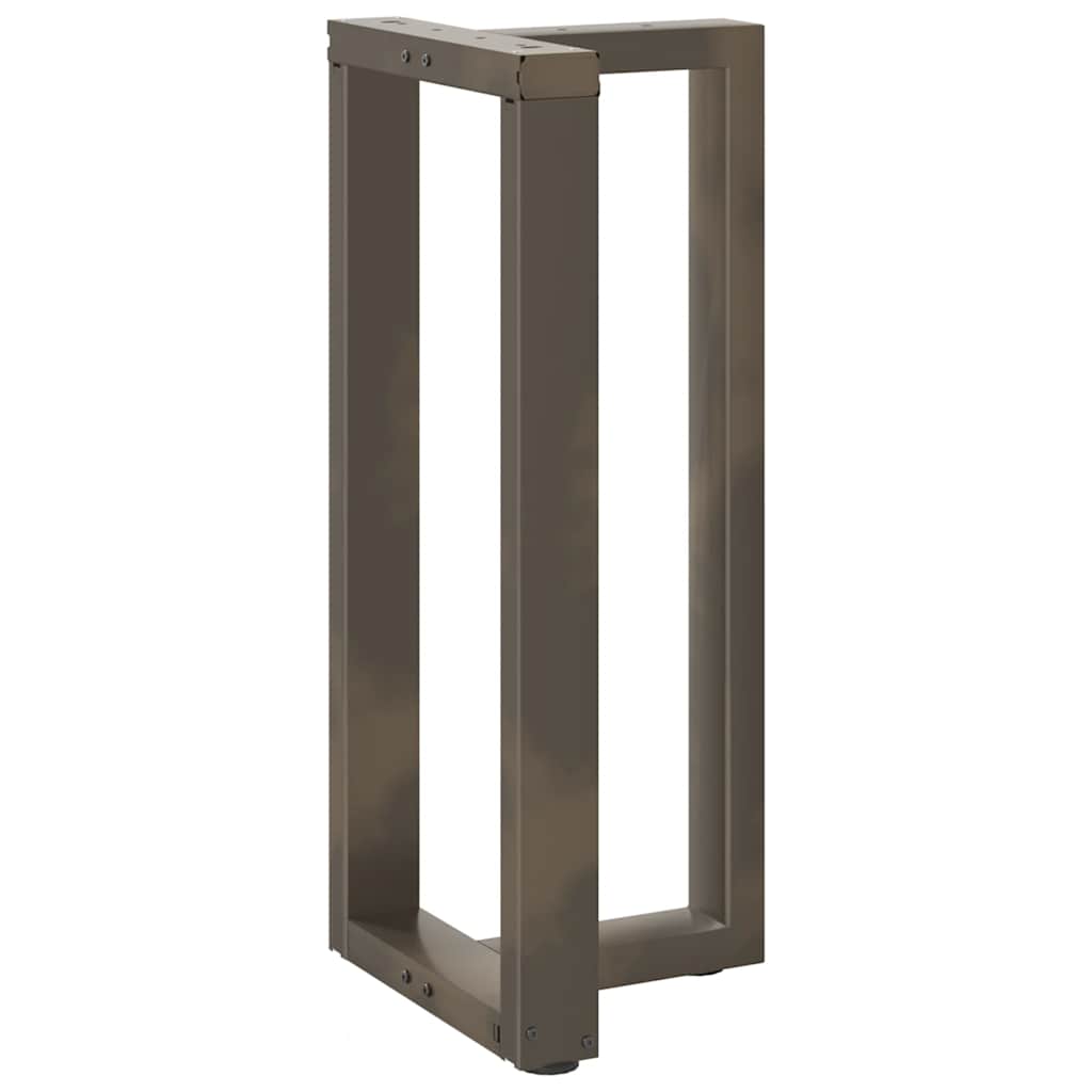 Barbordben T-formet 2 stk naturell 50x35x(90-91) cm stål
