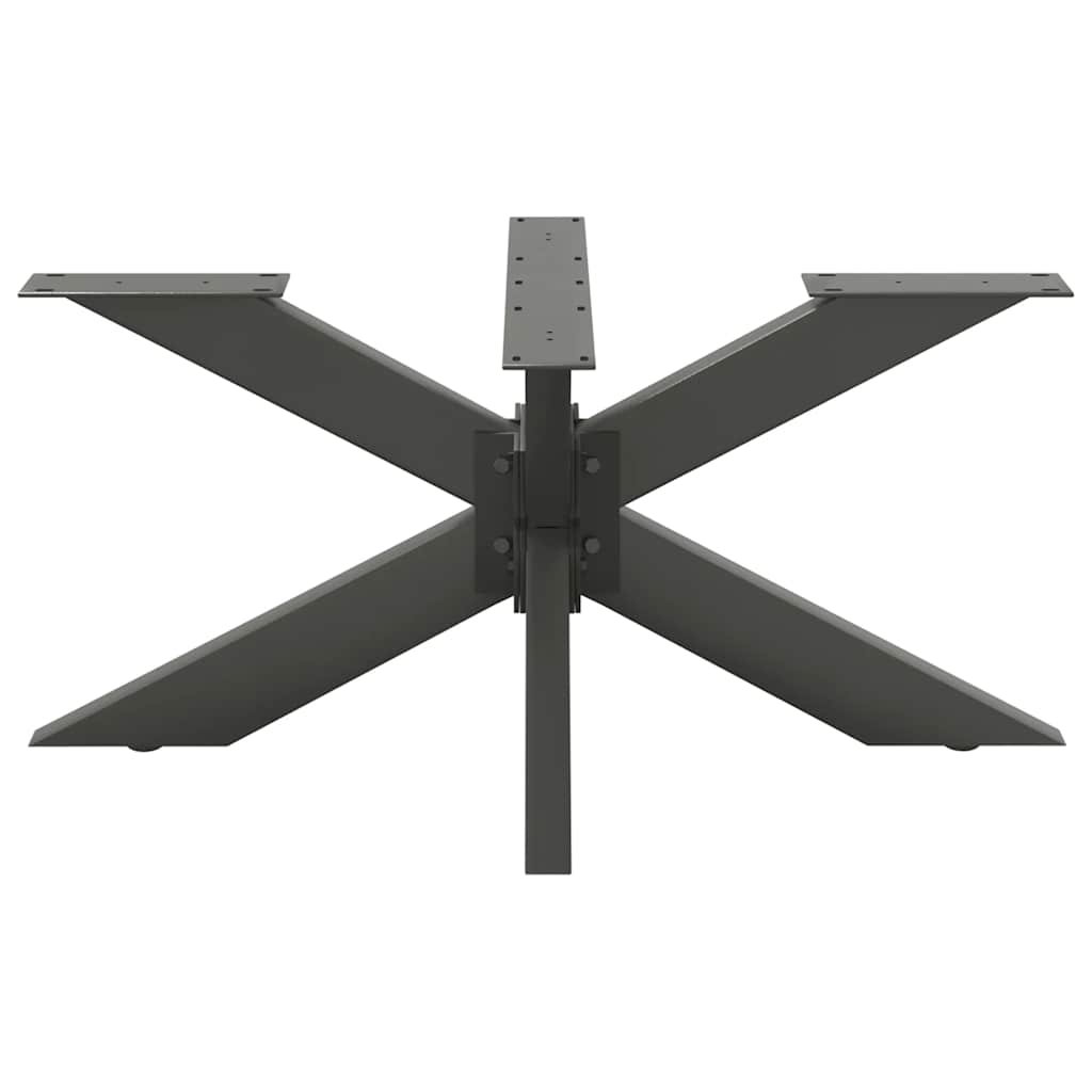 Salongbordben edderkopp form antrasitt 98x58x(42-43) cm stål