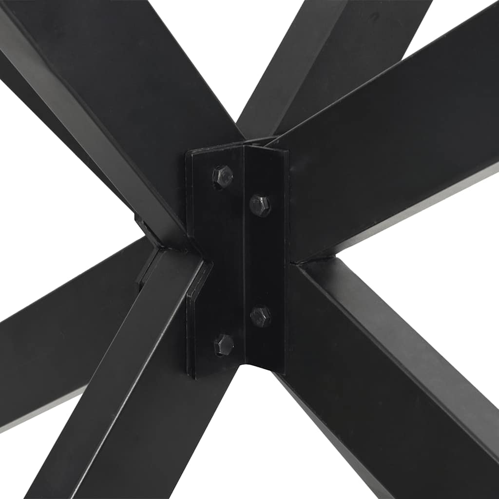 Salongbordben edderkopp form antrasitt 98x58x(42-43) cm stål